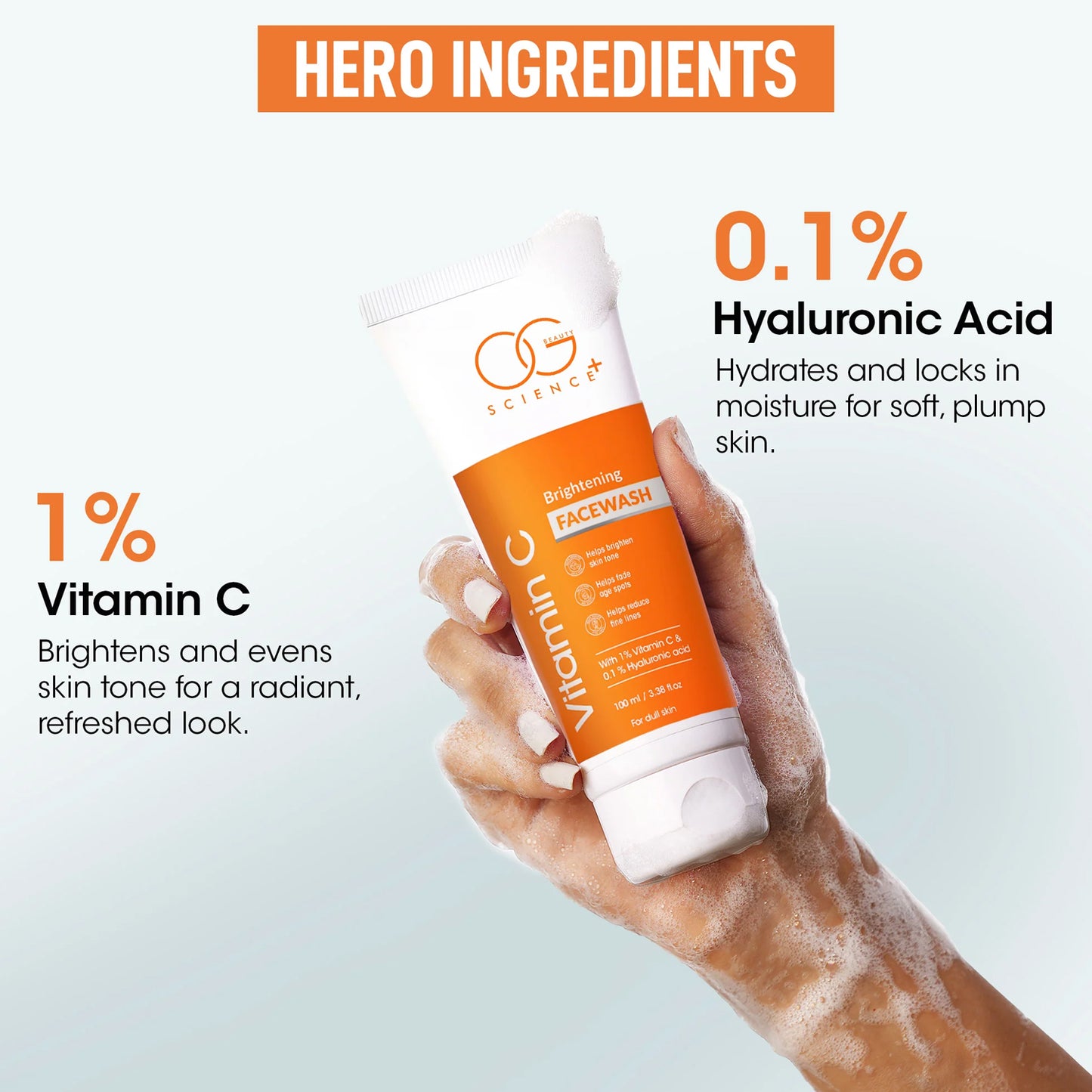 Og Beauty Vitamin C Brightening Facewash - (1 Pc 100ml)