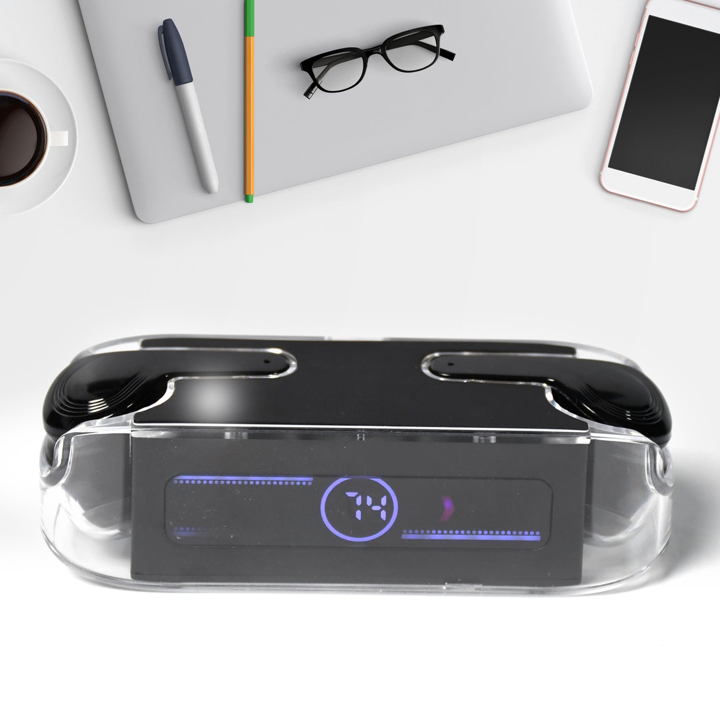 6705 Earphones With Touch Control Black Bluetooth M12 Max Wireless Technology Stereo Sound Made With High-end Material