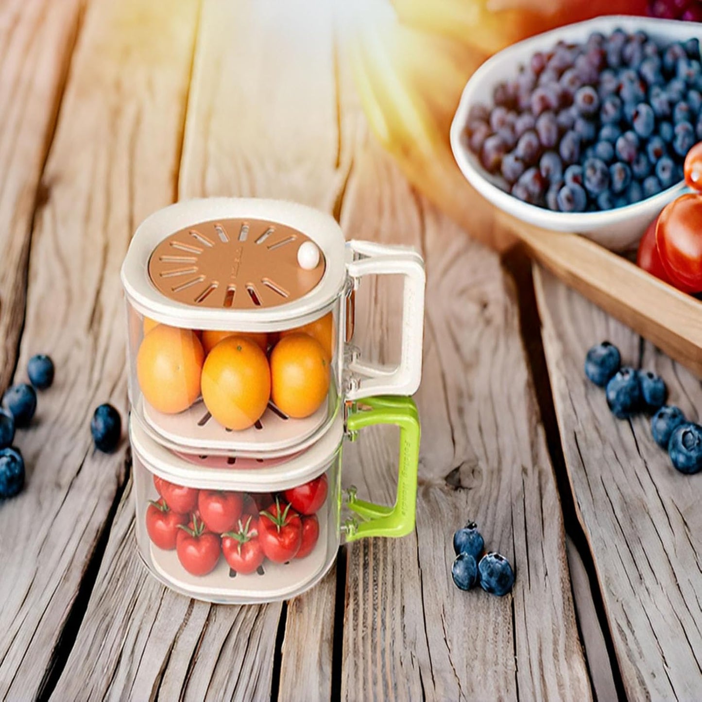 Fruit And Vegetable Drain Basket