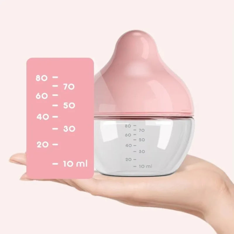 Wide Neck Silicone Baby Feeding Bottle