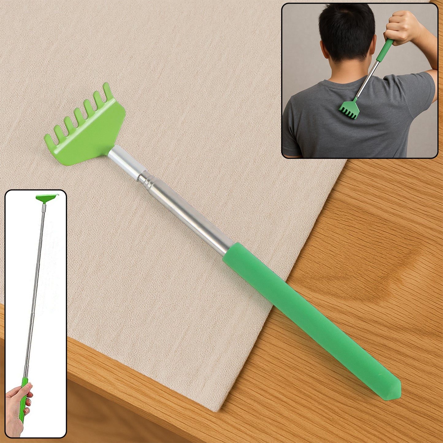Khujli Stick  57 Cm Long Telescopic Back Scratcher (1 Pc)